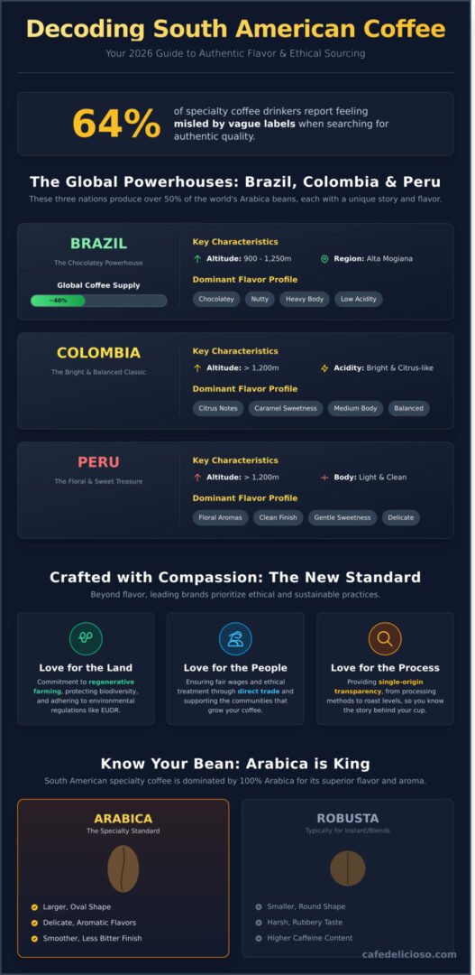 10 Best South American Coffee Brands of 2026: A Connoisseur’s Guide