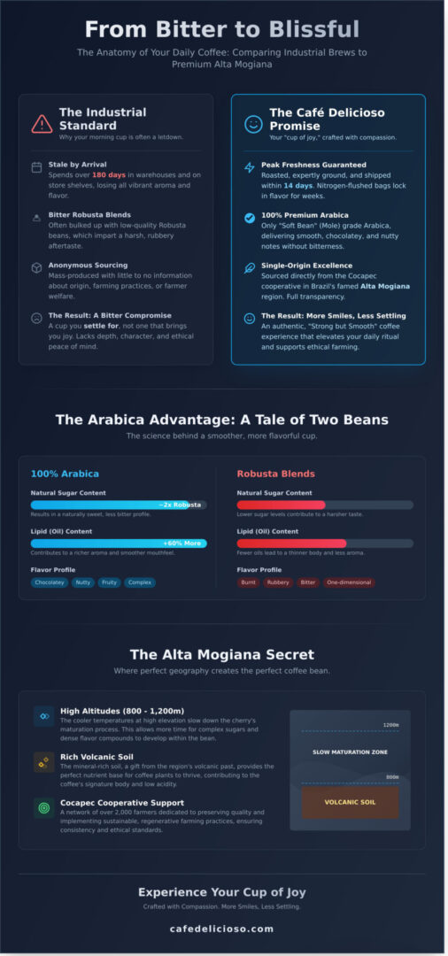 Buy Ground Brazilian Coffee Online: The Connoisseur’s Guide to Freshness and Ethics