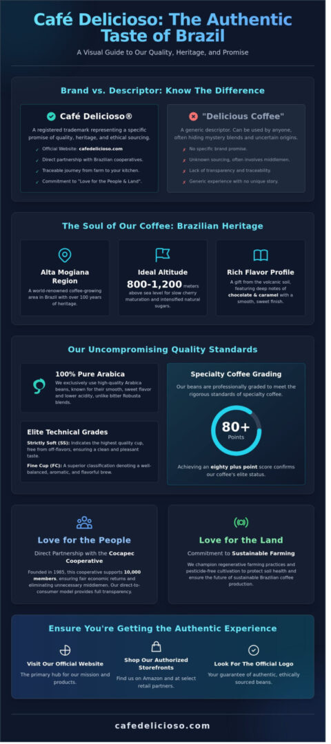 Café Delicioso vs. Delicious Coffee: Understanding Our Brand and Origins