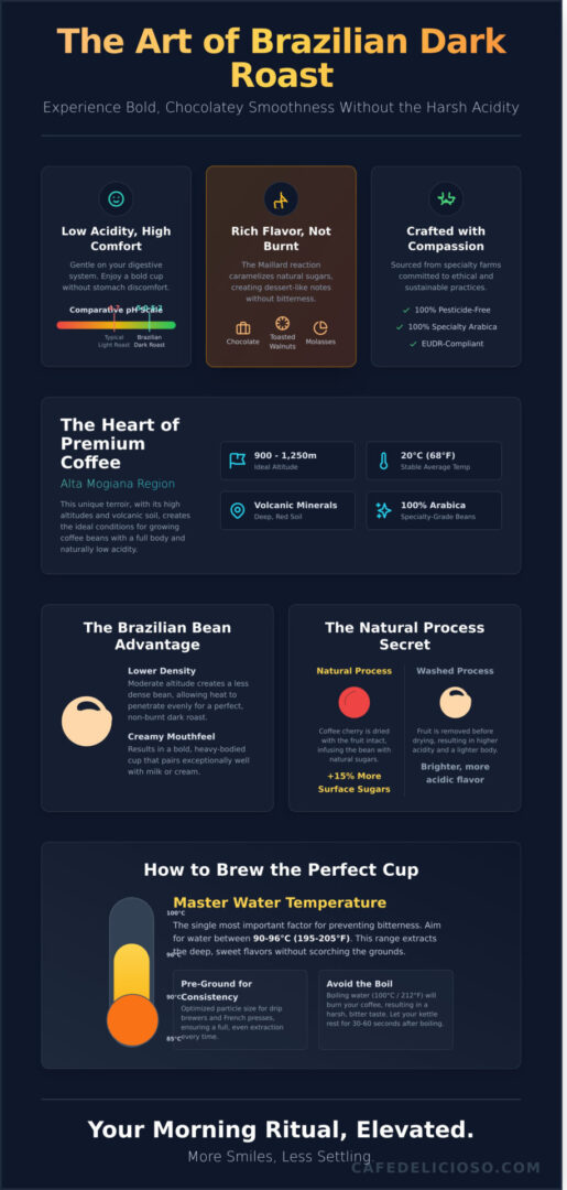 Dark Roast Brazilian Ground Coffee: The Ultimate Guide to Bold, Ethical Flavors