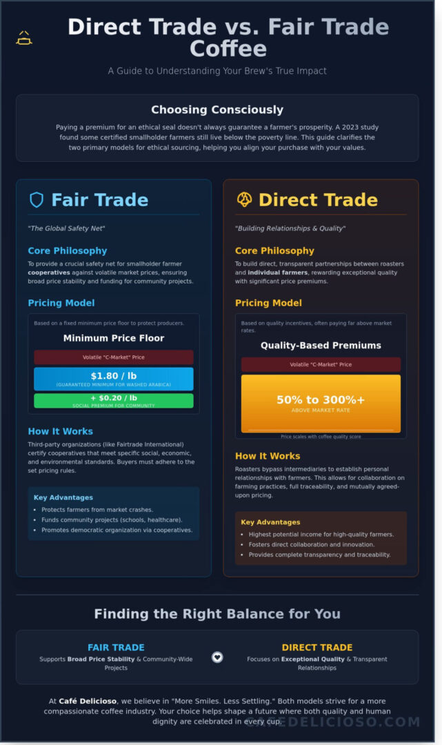 Direct Trade Coffee vs Fair Trade: Which Ethical Choice Is Better for Your Brew?