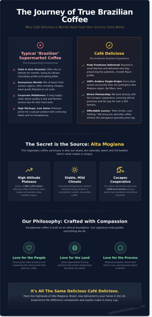 From Alta Mogiana to Your Door: The Authentic Café Delicioso Experience in the US