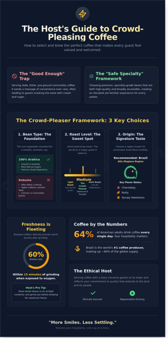 The Best Coffee to Serve Guests: A Guide to Exceptional Home Hospitality