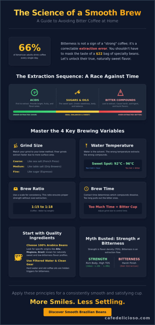 Avoiding Bitterness in Coffee: A Guide to the Perfect Smooth Cup